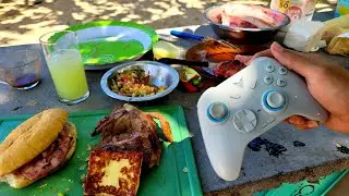 A quiet day with a barbecue in the countryside hehe
