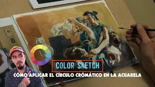 color sketch: cómo aplicar el circulo cromático en la acuarela