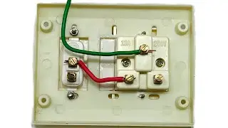How To Make, Electric Board, 1 socket, 3 pin socket,1 switch, connection