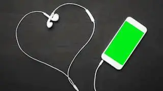 mobile phone green screen effect