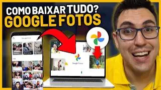 Como Baixar Todas as Fotos e Vídeos do Google Fotos de Uma Vez! Backup Completo no PC!