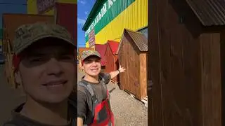 Купили Сартир туалет, доставка сартира в прицепе 🚗 #доставка #прицеп #туалет