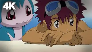 「4K」Digimon 02 デジモンハリケーン上陸!! OP | Hurricane Touchdown!! Movie OP