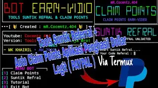 🔴 TOOL Suntik Referal & Auto Claim Points Aplikasi Legit (PAYPAL) 😱