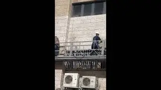 ניקוי חזית בניין מאבן ירושלים בלחץ מים גבוה - 053-352-5201 - נקי בלחץ