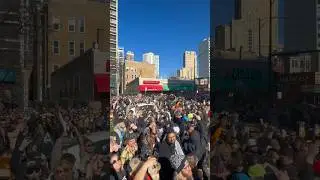 me & @marshmello shut down a whole block in Chicago, and played a surprise set at Wieners Circle