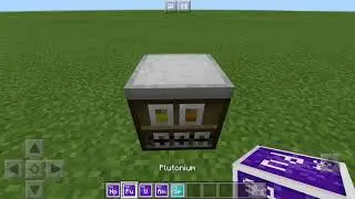 This is what happens when you combine Neptunium, Plutonium, Uranium, Americium, Strontium in MCPE