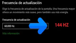 Como Cambiar la TASA de REFRESCO (HZ) Frecuencia de actualización de nuestro Monitor Hercios