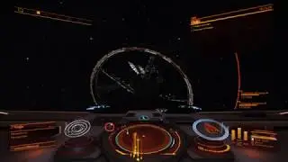 Elite Dangerous | Anaconda | Майним пейнит в крыле нашей эскадрильей