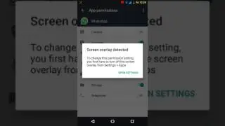 How to fix 'Screen overlay detected' error | Tutorial