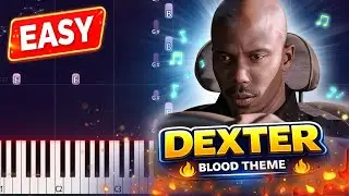 Dexter – Blood Theme (Meme)| Easy Piano Tutorial