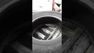 How to cut a tire