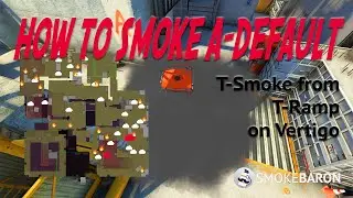 ☁️ How to smoke Default on Vertigo T-Side [CS:GO]