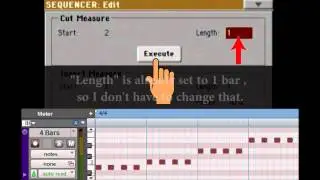 Korg PA3x Tutorial - Sequencer Mode - Cut & Insert