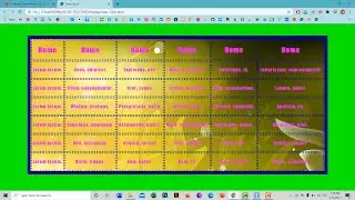 How to create for html/css table design / Ari Institute  1