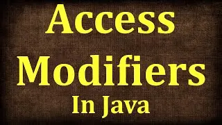 Java Tutorial # 10 | Access Modifiers in Java -Public, protected, private and default | JAVA9S.com