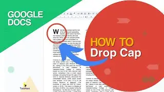 How To Add Drop Cap In Google Docs