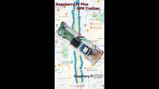Raspberry Pi Pico & GPS . GPS tracking system Google Maps  
