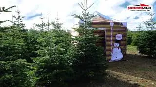 3m x 3m Santa’s Grotto 2025 | Pop up Printed Gazebo | Gazeboshop