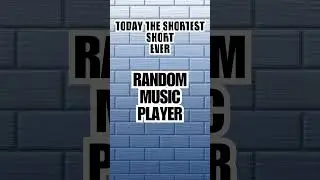 The shortest short ever - Random Music Player in unity #unitytips #unitytutorials #fireraccoon