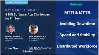 OverOps and CloudBees Panel Discussion: 4 BIG Software App Challenges For FinServ