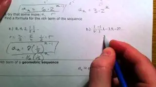 Geometric Sequences and Series (1 of 2)
