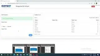 8 . AZNEO - iSchool - How to Add & Edit Subjects