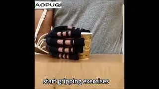 Robotic gloves for hand function rehabilitation.