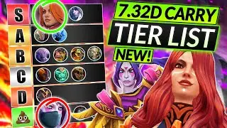 NEW CARRY HERO TIER LIST for Patch 7.32d (UPDATED) - Best Carries to RANK UP - Dota 2 Meta Guide