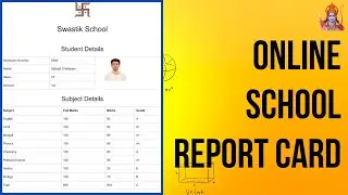 How to Create School Marksheet with student image || Using google apps script || Google Sheet also..