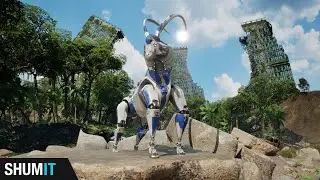 Preview SciFi Goat - Preview (Unreal Engine / Unity)