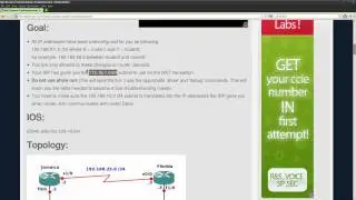 NAT Dynamic Troubleshooting lab in GNS3