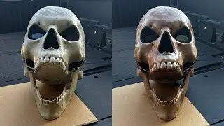 12 Foot Skeleton MODIFICATIONS - Adjustable Shoulders, Painting, Wiring Eye Lights - The Home Depot