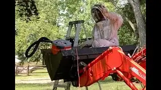 The Many Uses Of A Tractor (Even Killing Hornets?)