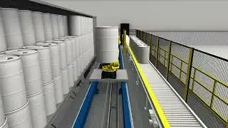 Fanuc Robot Arm on a Rail System