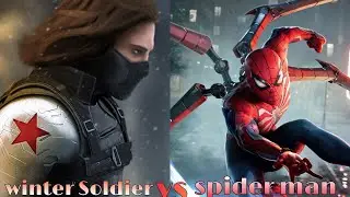 winter Soldier vs spider man #spidermanattitudestatus #viralvideo  #video
