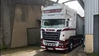 SPECIAL TRUCKSPOTTING Moisson 2021 - V8 sound open pipe and more