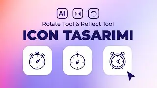 Adobe Illustrator Eğitimi | Rotate & Reflect Tool | Icon Nasıl Yapılır?