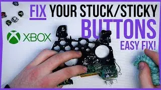 How to Fix Sticky/Stuck Buttons on an Xbox One Controller - No Soldering Required!