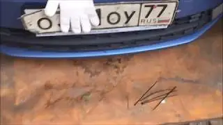 Защитная сетка радиатора Skoda Rapid.