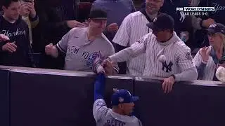 Atrocious Interference: Yankees Fan Tries to Steal Mookie Betts’ Glove in World Series Game 4