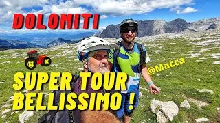 MTB: SUPER TOUR SULLE DOLOMITI. CHE SPETTACOLO !