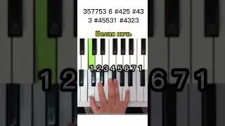 КАК ИГРАТЬ Белая ночь на пианино по цифрам