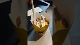 Cadbury Cream Egg McFlurry at McDonald's in the UK 🇬🇧