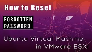 Easily reset password for forgotten user in Ubuntu VM in 