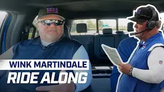 Ride Along With Wink Martindale : 'It's fun coming to work every day' | New York Giants