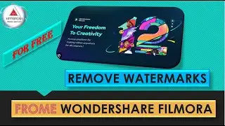 How to Remove Wonder share Filmora 12 Watermark for Free in 2023 Water mark kaise REMOVE KARE
