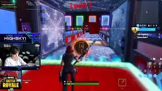 FAZE HIGHSKY TRY NEW DEATHRUN QUIZ MAP IN FORTNITE!!