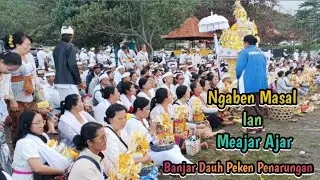 Ngaben Masal lan Meajar ajar, Br. Dauh Peken, Penarungan Mengwi.
