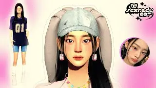 newjeans minji sims 4 (full cc list + tray files)